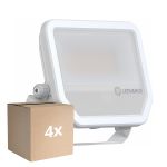 Fordelspakke 4x Ledvance LED Projektør Aluminium Hvid 41//27W 6000lm 100D - 865 Dagslys | IP66 - Symmetrisk