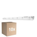 Fordelspakke 10x Ledvance LED Vandtæt Lysrender Fugttæt 46W 6400lm - 840 Kold Hvid | 150cm