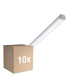 Fordelspakke 10x Philips LED Vandtæt Lysrender WT060C 28W 3400lm - 840 Kold Hvid | 150cm - 1x Ledningsgennemføring