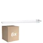Fordelspakke 6x Ledvance LED Vandtæt Lysrender 33W 3960lm - 840 Kold Hvid | 120cm